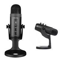 Мікрофон провідний настільний Jmary MC-PW8 Condenser Microphone USB Black