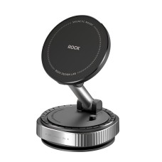 Автомобільний тримач ROCK QS6 Vacuum Suction Cup Magnetic Phone Holder Black