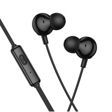 Дротові навушники HOCO M117 Victory universal earphones with microphone 3.5mm Black