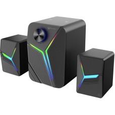 Комп'ютерна колонка Meetion MT-SP2111 Wired+Bluetooth Meetion Speaker RGB 11W Black
