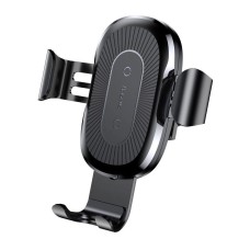 Автомобільний тримач із бездротовою зарядкою Baseus Gravity with wireless charger 10w Black WXYL-01