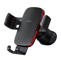 Автомобільний тримач Baseus Metal Age Ⅱ Gravity Car Mount (Air Outlet Version) Black SUJS000001