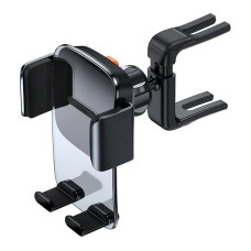Автомобільний тримач Baseus Easy Control Clamp Car Mount Holder (Applicable to Round Air Outlet) Black SUYK000201