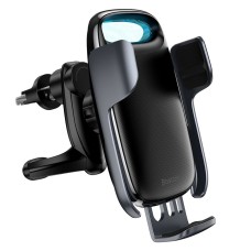Автомобільний тримач із бездротовою зарядкою Baseus Milky Way Electric Bracket Wireless Charger 15W Black WXHW02-01