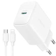 Мережевий зарядний пристрій JoyRoom JR-TCF20 Lightning cable 20W White
