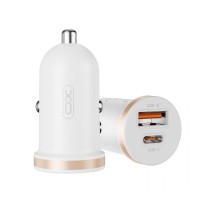 Автомобільний зарядний пристрій XO CC56 3A 30W White