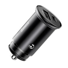 Автомобільний зарядний пристрій Baseus Circular Metal PPS Quick Charger Car 30W Black CCYS-C01