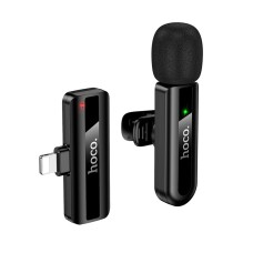 Бездротовий мікрофон Hoco L20 iPhone Lightning Fair wireless microphone Black