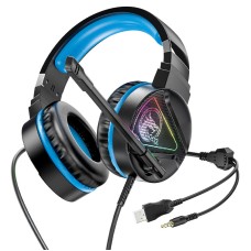 Дротові навушники HOCO W104 Drift Gaming Black-blue