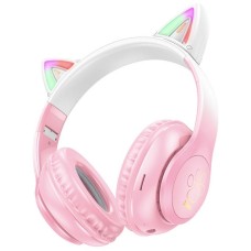 Бездротові Bluetooth навушники HOCO W42 Cat Ears over-ear BT headphones BT5.3 Cherry Blossom