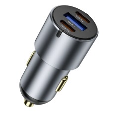Автомобільний зарядний пристрій WiWU Wi-CC032 60W Nano Pro A+2C Fast Car Charger Grey