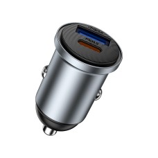 Автомобільний зарядний пристрій WiWU Wi-CC030 35W Nano Lite A+C Fast Car Charger Grey