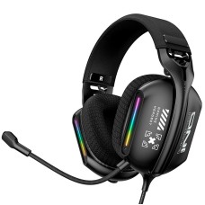 Дротові навушники Onikuma X12 Noise Cancelling Headphone Wired Game Headset RGB Black