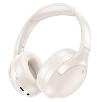 Бездротові Bluetooth навушники BOROFONE BO31 Prestige active noise reduction BT 5.4 Milky white