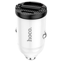 Автомобільний зарядний пристрій Hoco NZ2 Link Car charger 30W White