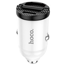Автомобільний зарядний пристрій Hoco NZ2 Link Car charger 30W White