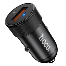 Автомобільний зарядний пристрій HOCO Z32A Flash Power Fully Compatible 4A 18W Black