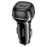Автомобільний зарядний пристрій Hoco Z58 Rank single port Car charger 30W Black
