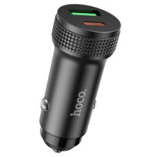Автомобільний зарядний пристрій Hoco Z49B Level Car charger 38W Black