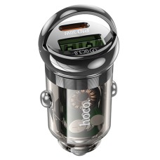 Автомобільний зарядний пристрій Hoco Z53A Vision Car charger 3A 30W Black