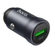Автомобільний зарядний пристрій Hoco Z62 Energy single-port 3A 18W Grey