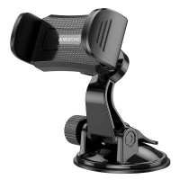 Автомобільний тримач BOROFONE BH89 Enlighten clip car holder (center console) Black