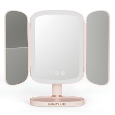 Дзеркало з LED підсвічуванням Beaty Mirror CH QW-M71 5000 mAh Pink