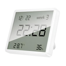 Цифровий термометр гігрометр Hoco HX41 Indoor electronic clock with hygrothermometer White