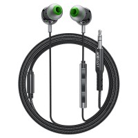 Дротові навушники ACEFAST L4 in-ear wired earphones with mic 3.5mm Black