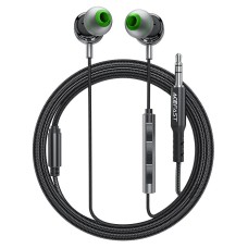 Дротові навушники ACEFAST L4 in-ear wired earphones with mic 3.5mm Black