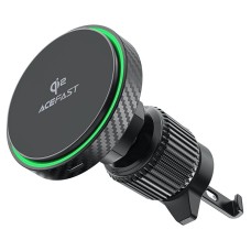 Автомобільний тримач ACEFAST D33 Qi2 magnetic wireless charging car holder for air vent 15W Black