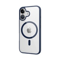 Чохол Rock Guard Clear with MagSafe для iPhone 16 Plus Blue