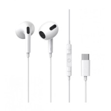 Дротові навушники Veron VH7C with mic HI-FI Audio Type - C White