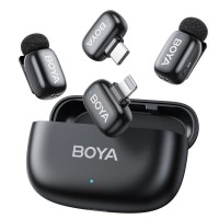 Бездротовий мікрофон BOYA Mini-12 2 мікрофона Black
