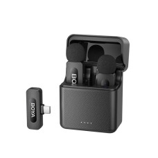 Бездротовий мікрофон BOYA BY-V30 Type-C 2 мікрофона Black