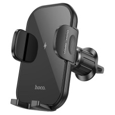 Автомобільний тримач із бездротовою зарядкою Hoco HW4 Journey wireless fast charging Car holder Black