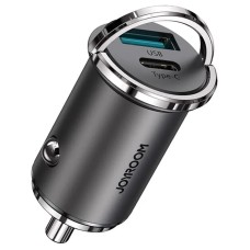 Автомобільний зарядний пристрій Joyroom C-A35 Mini Metal 45W black