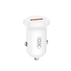 Автомобільний зарядний пристрій XO CC68 Mini Smart Single 18W White