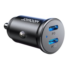 Автомобільний зарядний пристрій JoyRoom JR-CCN06 Mini Meta 2PD 30W Black