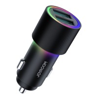Автомобільний зарядний пристрій Joyroom JR-CL10 2USB 4.8A 24W Black