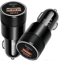Автомобільний зарядний пристрій Abodos AS-GS29 Quick U+C 48W Black