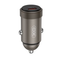 Автомобільний зарядний пристрій XO CC70 Mini metal Single 30W Black
