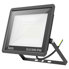 Лампа зовнішня HOCO DL12 Ultra thin outdoor LED flood light 50W IP66 Black