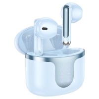 Бездротові Bluetooth навушники HOCO EQ7 Snowflake true wireless headset BT 5.3 Blue