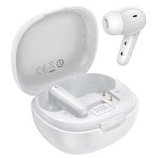 Бездротові Bluetooth навушники HOCO EQ100 Intelligent AI translation headset (App) BT 5.4 White