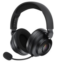 Бездротові Bluetooth навушники ACEFAST H15 RGB gaming wireless headset BT 6.0 Black