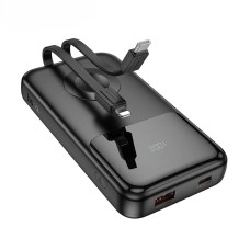 Повербанк портативний акумулятор Power bank Hoco Q28 Victory with watch 22.5W 10000 mAh Black