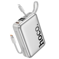 Повербанк портативний акумулятор Power Bank Hoco Q39 Eminente 22.5W 20000 mAh Silver
