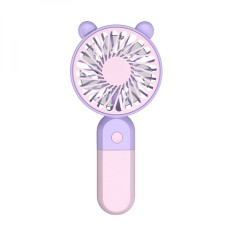 Портативний міні вентилятор CH Y-19 violet/pink