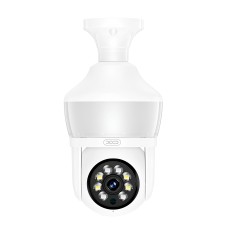 Камера відеоспостереження XO CR05 Upgraded Magic Bulb 300W Pixel Camera White
